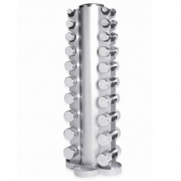 LifeMaxx Dumbbell Toren met Chromen Dumbbellset 2 x 1-10 kg (10 paar) (LMX 80.SD)
